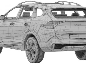 kia sportage 2022 Modelo 3D