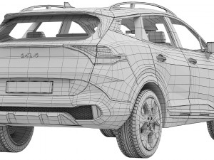 kia sportage 2022 Modelo 3D