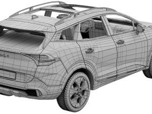 kia sportage 2022 Modelo 3D