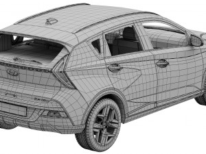 hyundai bayon Modello 3D