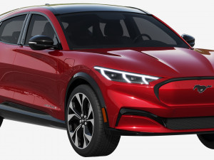 ford-mustang mach-e 2021 3D 모델