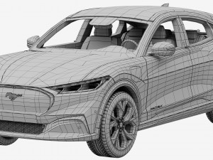 ford-mustang mach-e 2021 3D 모델