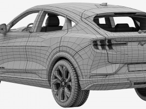 ford-mustang mach-e 2021 3D 모델