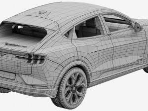 ford-mustang mach-e 2021 3D 모델