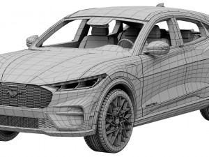 ford-mustang mach-e gt 2021 3D Model