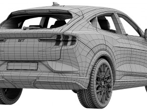 ford-mustang mach-e gt 2021 3D Model