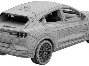 ford-mustang mach-e gt 2021 3D Model