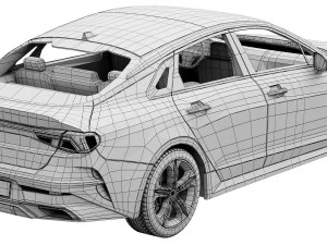 kia k5 2022 3D Model