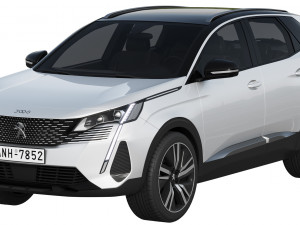 peugeot 3008 2021 3D Model