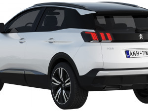 peugeot 3008 2021 3D Model