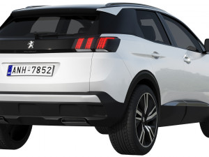 peugeot 3008 2021 3D Model