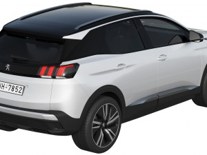 peugeot 3008 2021 3D Model