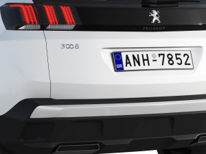 peugeot 3008 2021 3D Model