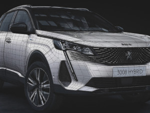 peugeot 3008 2021 3D Model