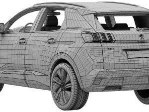 peugeot 3008 2021 3D Model