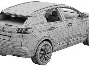peugeot 3008 2021 3D Model