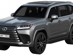 lexus lx600 2022 3D Model