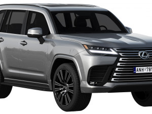 lexus lx600 2022 3D मॉडल