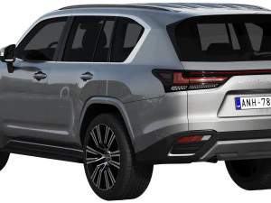 lexus lx600 2022 3D Model