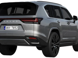 lexus lx600 2022 3D Model