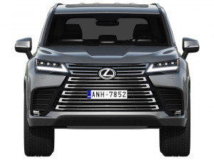 lexus lx600 2022 3D मॉडल