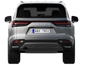 lexus lx600 2022 3D मॉडल