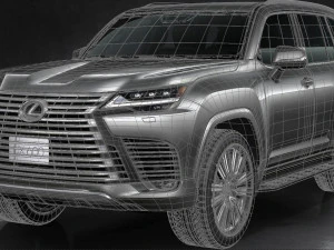 lexus lx600 2022 3D Model