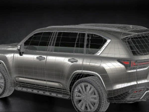 lexus lx600 2022 3D Model