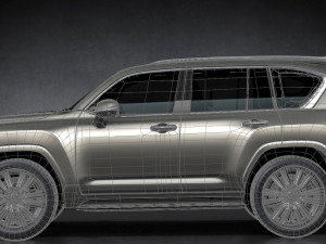 lexus lx600 2022 3D मॉडल