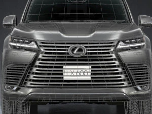lexus lx600 2022 3D Model