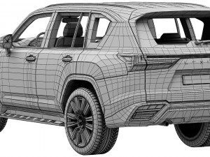 lexus lx600 2022 3D मॉडल