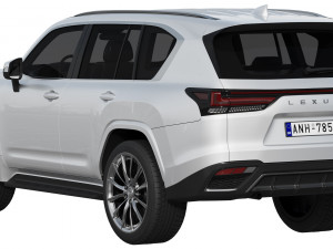 lexus lx600 f sport 2022 3D Модель