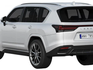 lexus lx600 f sport 2022 Modelo 3D