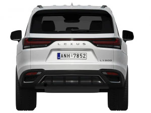 lexus lx600 f sport 2022 Modelo 3D