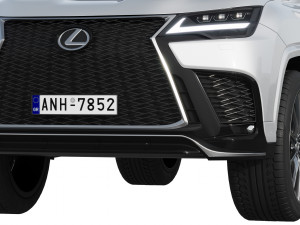 lexus lx600 f sport 2022 3D Модель