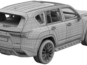 lexus lx600 f sport 2022 3D Модель