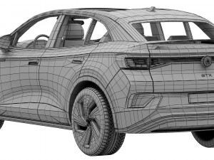 volkswagen id5 gtx 2022 Model 3D