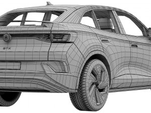 volkswagen id5 gtx 2022 Model 3D