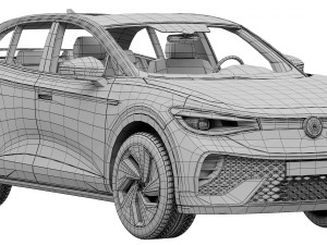 volkswagen id5 2022 3D-Modell