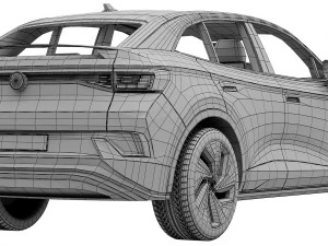 volkswagen id5 2022 3D Model