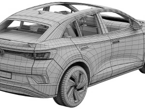 volkswagen id5 2022 3D Model