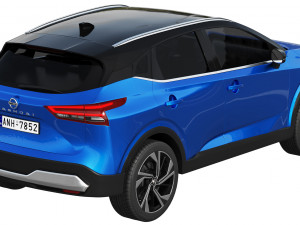 nissan qashqai 2022 Modelo 3D