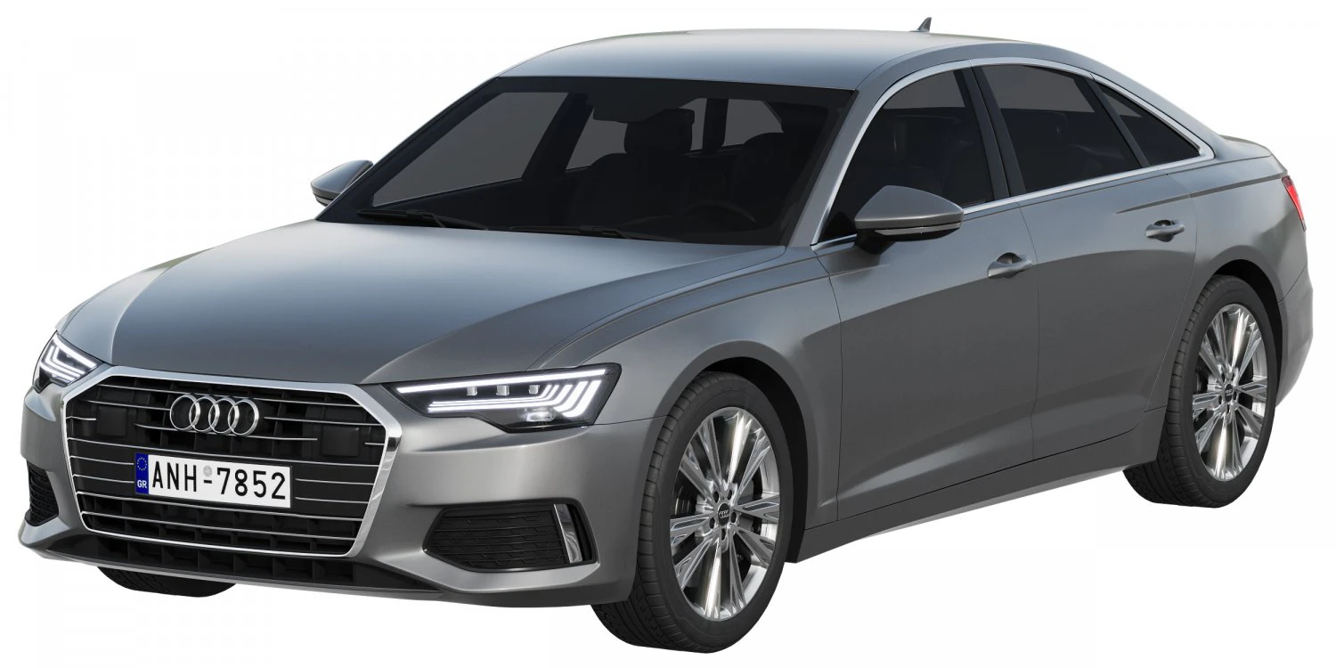 audi a6 limousine 3D Model .c4d .max .obj .3ds .fbx .stl .blend 