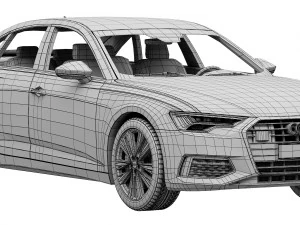 audi a6 limousine 3D Model