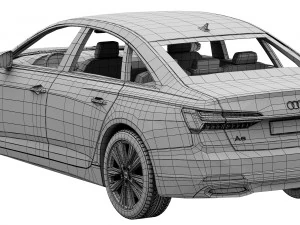 audi a6 limousine 3D Model