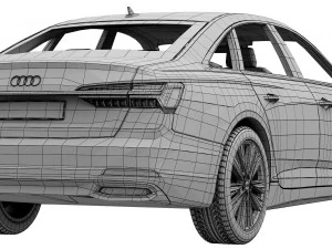audi a6 limousine 3D Model