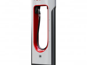 tesla supercharger station 3D Model