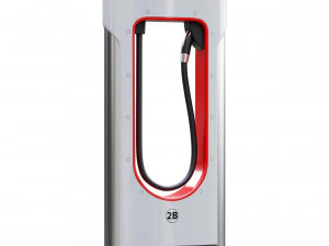 tesla supercharger station 3D Model