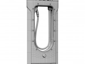 tesla supercharger station 3D Model