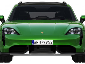 porsche taycan turbo s cross turismo 2021 3Dモデル